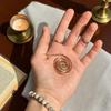Handmade Copper Palm Ring Portable Copper Cuff  for Meditation & Energy Healing