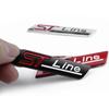 BAZN3 3D Metal STline Letter Rear Trunk Fender Emblem Badge Car Sticker For Ford Focus 2 3 4 ST Mondeo Fiesta Kuga Ecosport Explorer