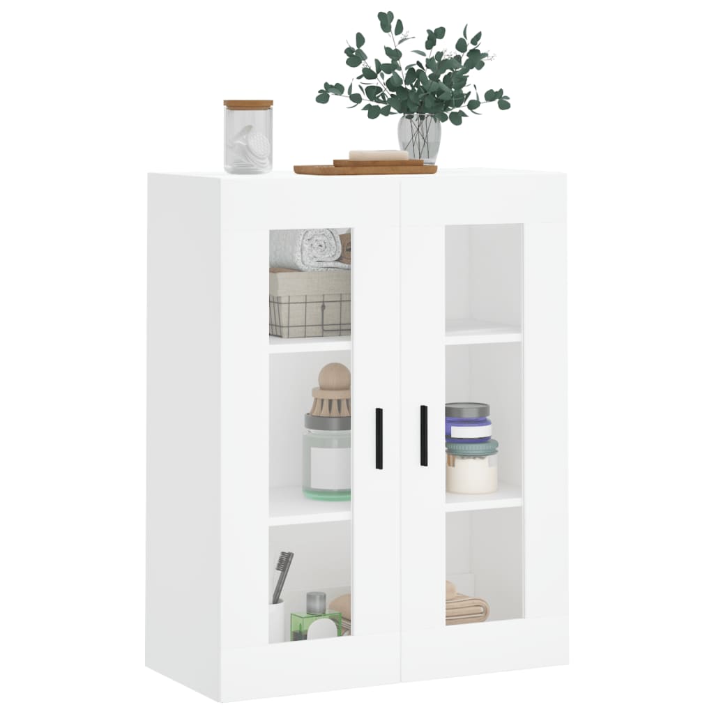 vidaXL Wandschrank Weiß 69,5x34x90 Cm