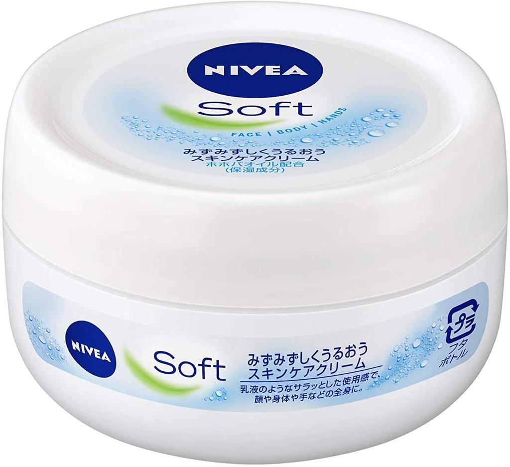 NIVEA Kao NIVEA Soft Skin Care Cream 98g X Jar, 10-pack