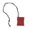 Unisex Hanging Neck Mini Pouch PU Leather Key Coin Purse Necklace Headphone Organizer Outdoor Cycling Biking Handy Halter Neck Storage Bag