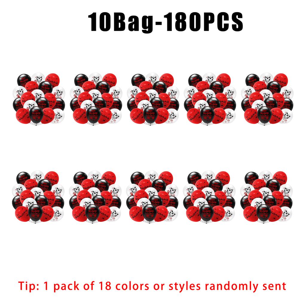 Scary Veined Latex Balloons Halloween Gory Party Decor Haunted House Blood Effect 50pc Horror Party Essential Supplies