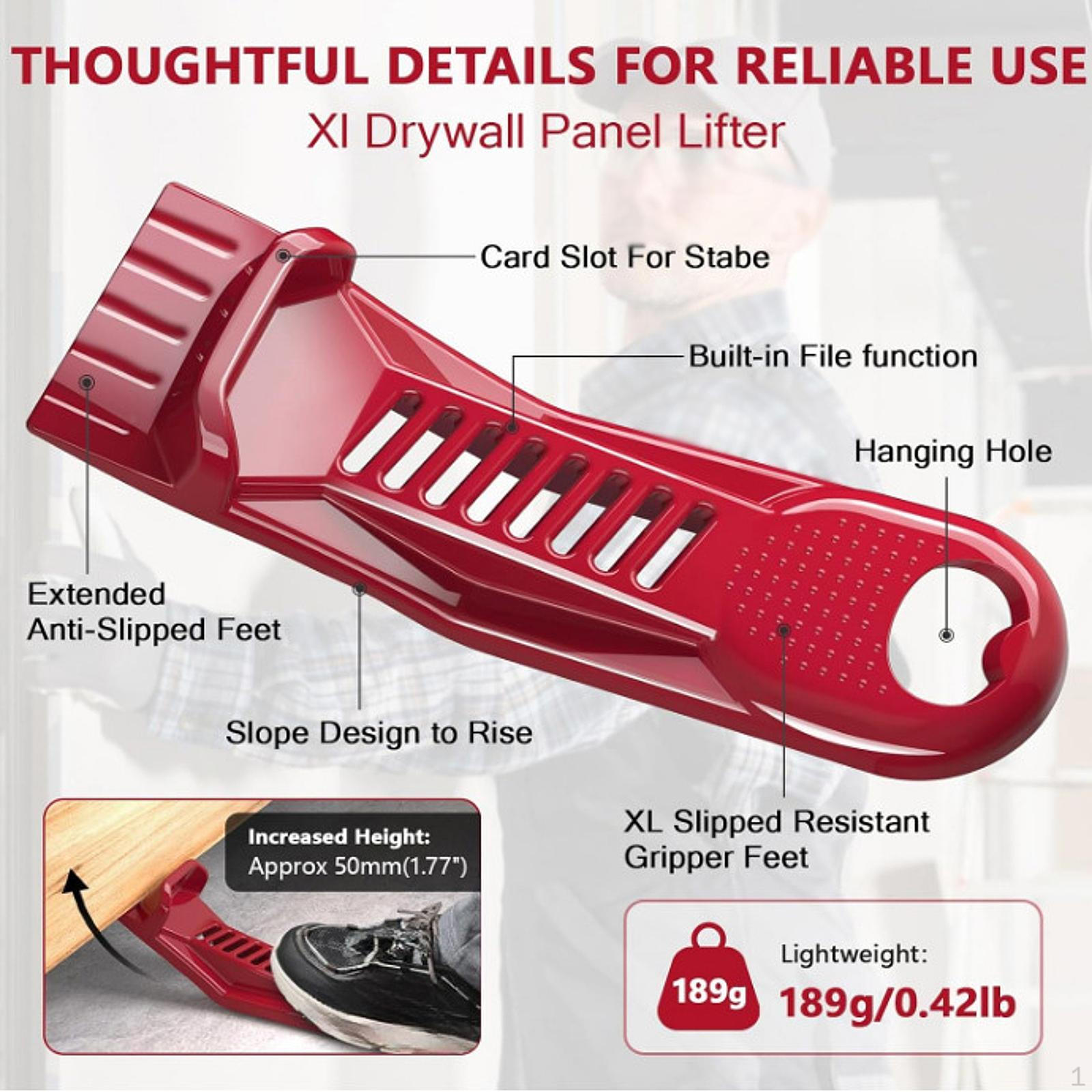 

Подъемник гипсокартона Кикер Инструмент для установки Рашпиль