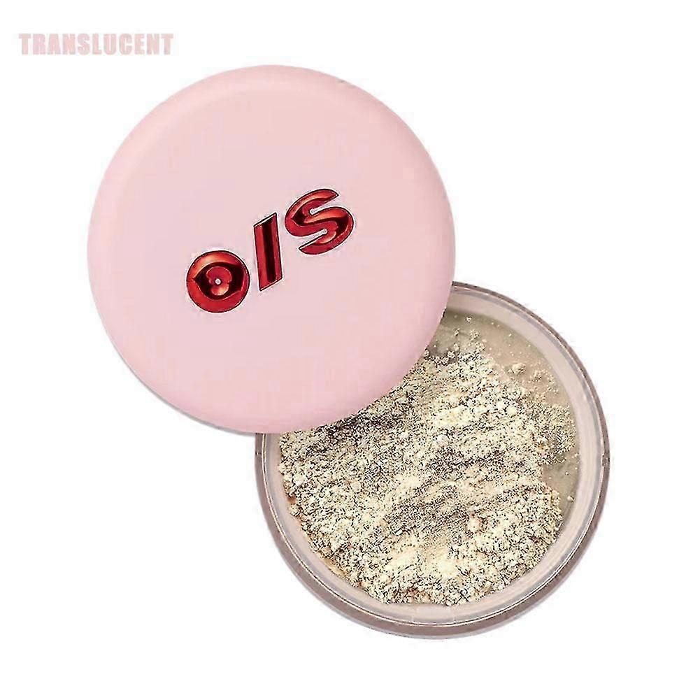 Cujmh Translucent Setting Powder, Matte Loose Powder for Pore Blurring and Brightening Under-Eye Makeup