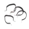 Motorcycle 60.5Mm Exhaust Pipe 51Mm Muffler Universal Fixed Circle Carbon Fiber Holder Clamp Fixed Ring Support Bracket