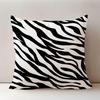 Zebra Streifen Muster Kissenbezug Schwarz und Weiß Tierdruck Dekorative Kissenhülle Modernes Zuhause Wohnzimmer Schlafzimmer Dekor