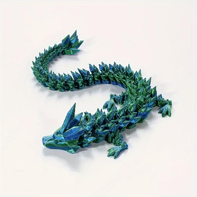 3D Printed Dragon Ornament Desktop Ornament 3d Printed Animals Home Office Craft Printed Figures Christmas Gifts