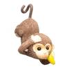 Garden Resin Statue Planter Hanging Monkey Statue, Plant Pot Hugger, Sculpture Cute Miniature Figurine for Flower Edge Decoration Weatherproof