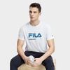 Fila Basic Minimalist Sports Fitness Cool Feeling Round Neck Short Sleeve T-Shirt Men Tops Cool-Stone-White A11M331114F-WT