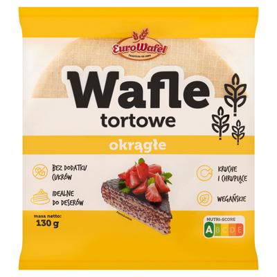 Eurowafel Round Cake Wafers 130 G