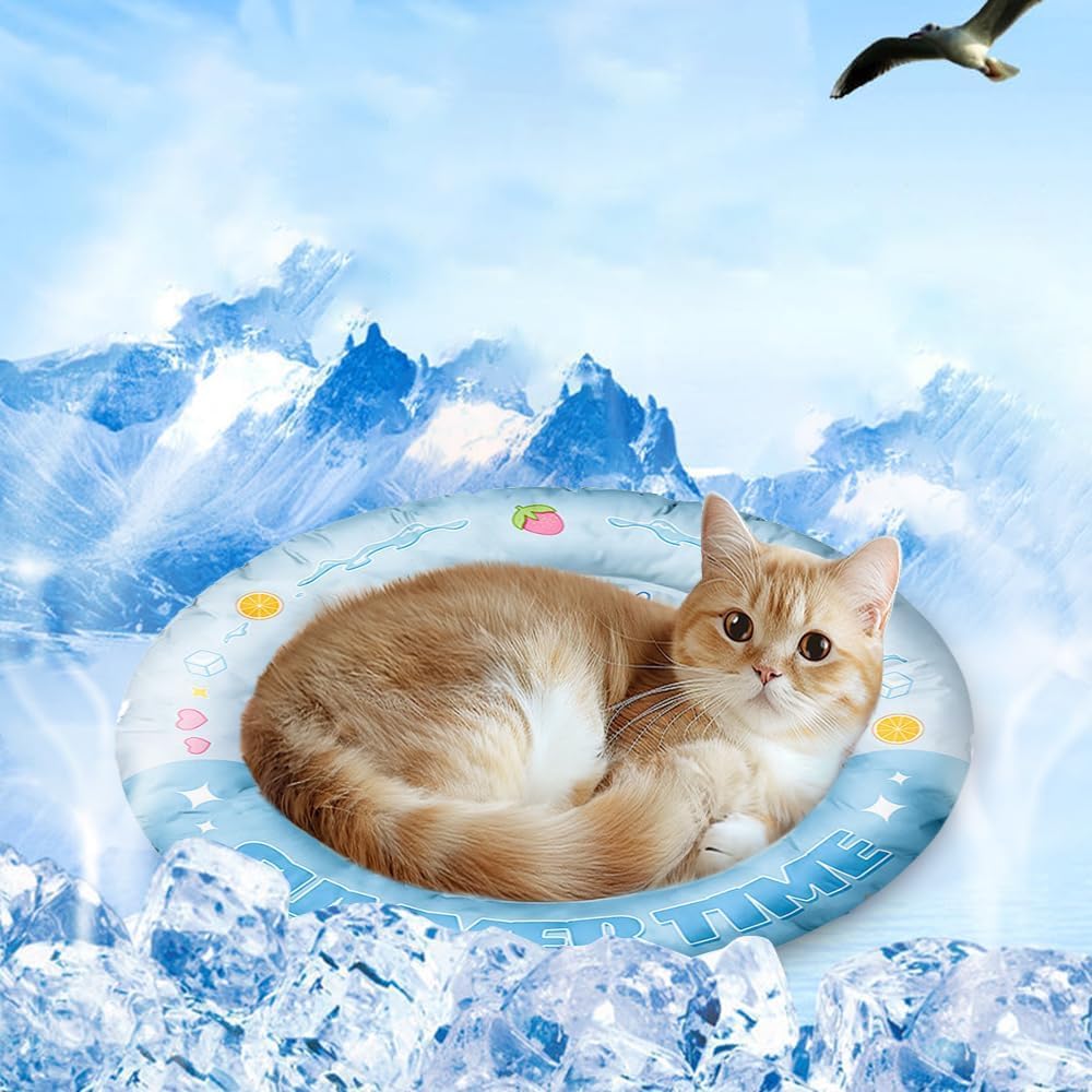 

Охлаждающий коврик для собак и охлаждающий коврик для домашних животных охлаждающий гель охлаждение от жары профилактика теплового удара легко скручивающийся кролики кошки, коврик, коврик, простыня,