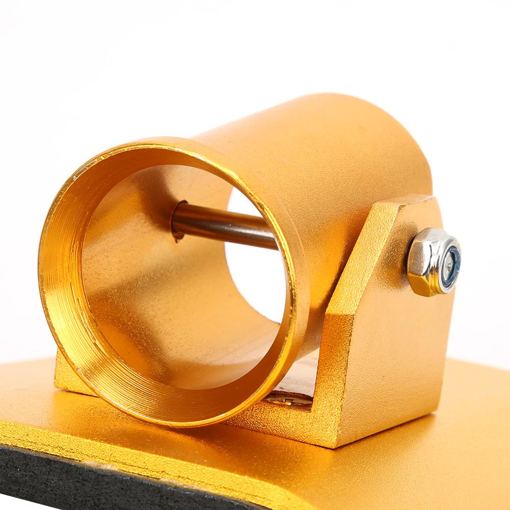 Aluminium Alloy Adjustable Fishing Fighting Belt Stand Up Gimbal Padded Fish Rod Holder(golden )