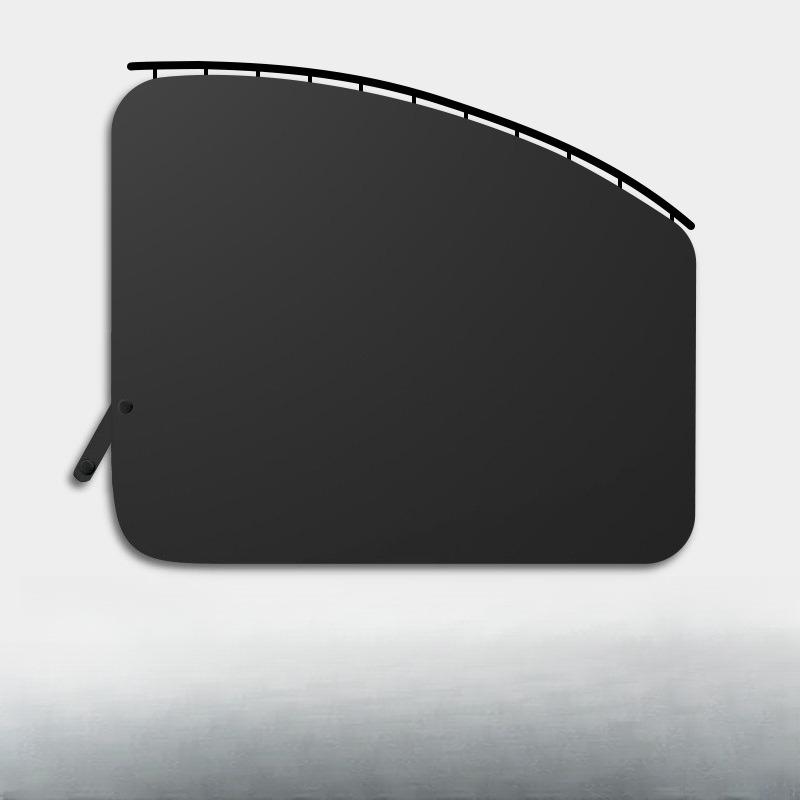 Car Sunshade Track Type Sun Protection Heat Insulation Block Car Rear Side Curtain Car Interior Privacy Shade