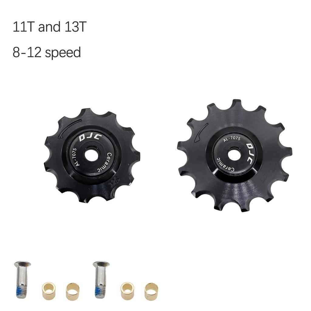 DJC 12 Speed Ceramic Bearing Pulley Wheel Guide Roller Jockey 11T 12T 13T 14T MTB Road Bike for Shimano for Sram 12s AXS T-TYPE