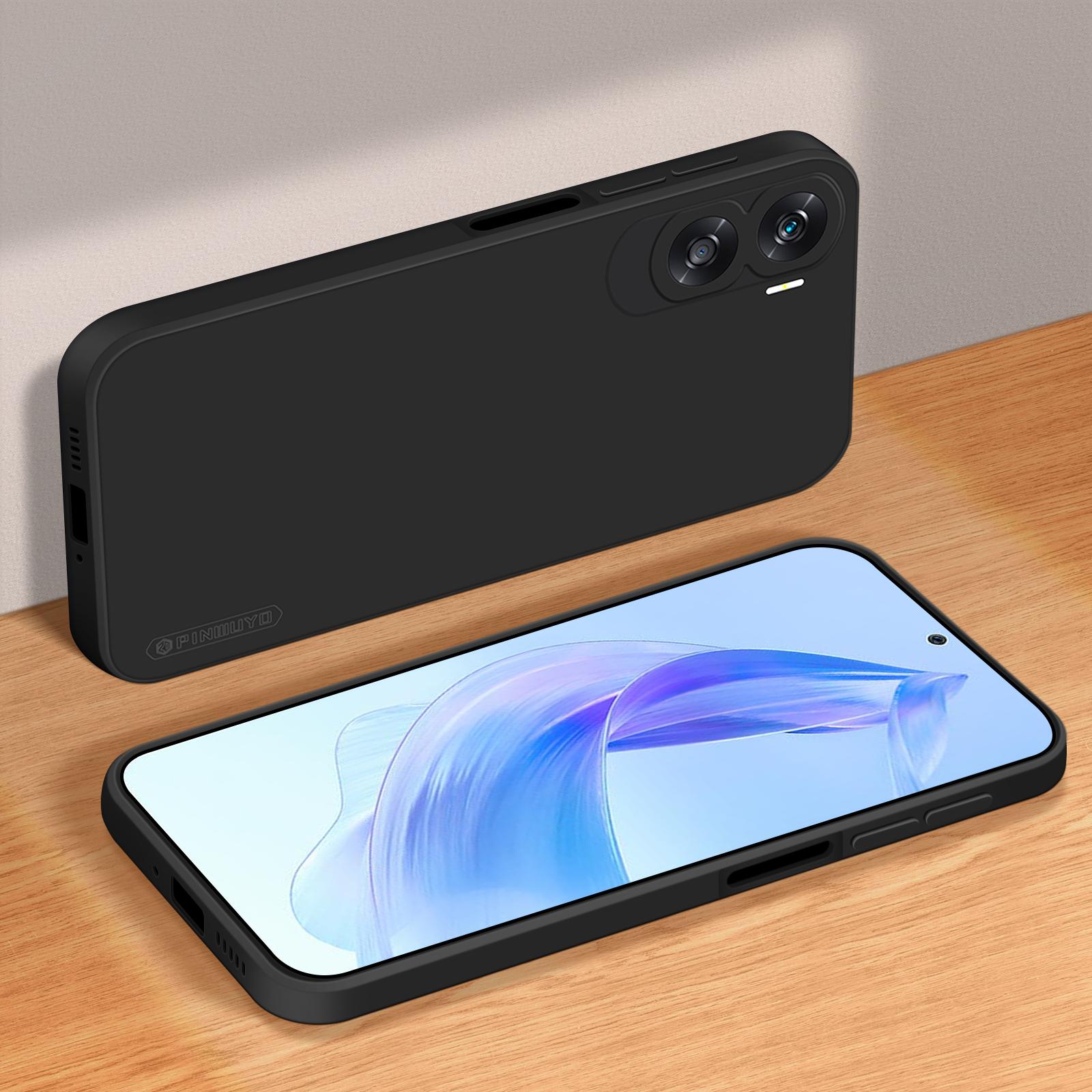 

PINWUYO JK Touching Series for Honor X50i 5G/90 Lite 5G Case Soft TPU Mobile Phone Cover Black