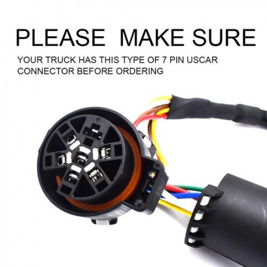 Fits Toyota Tundra Tacoma Trailer Tailgate Light Bar Wire Harness 7 Way To 4 Pin