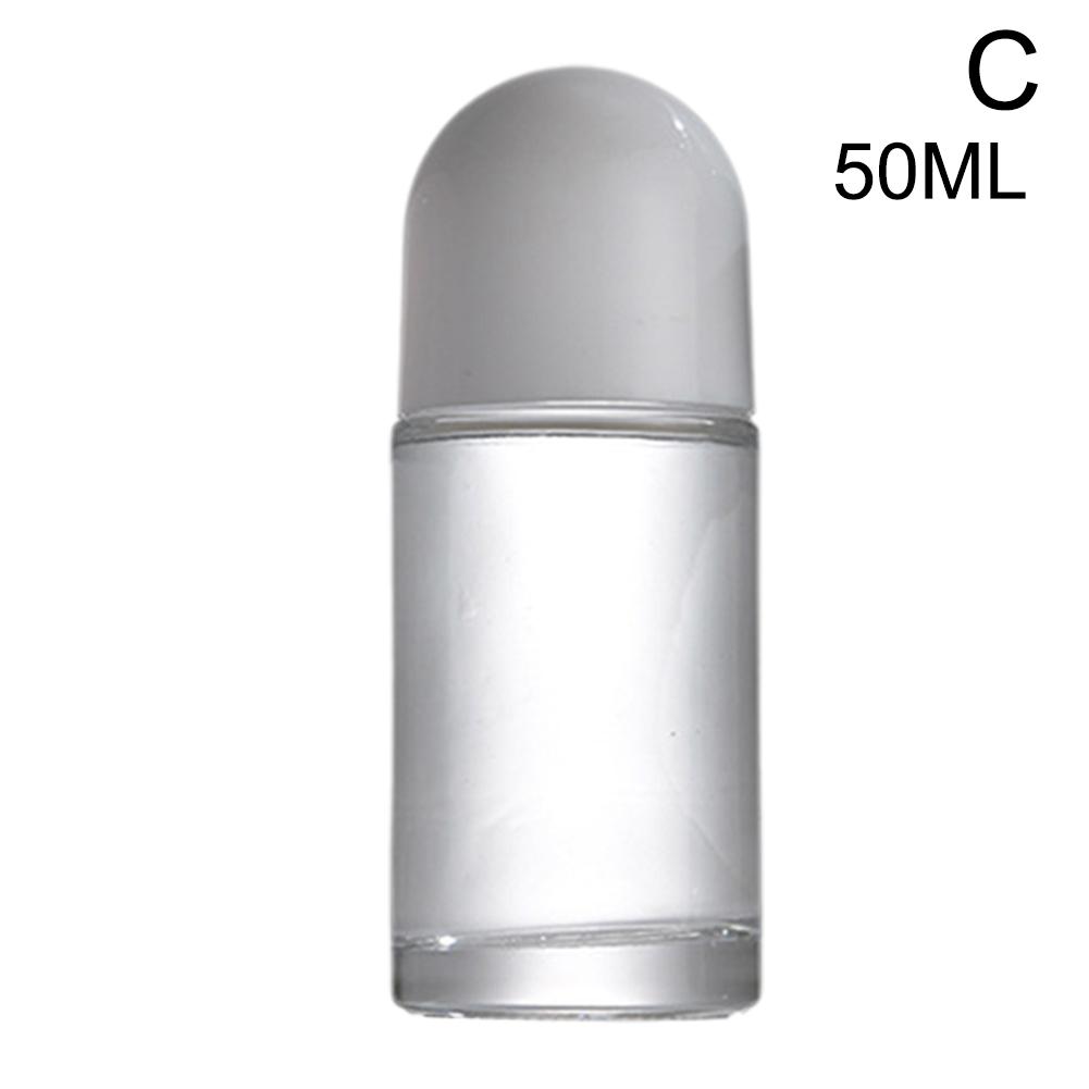 

30/50 мл толстое стекло роллер флаконы парфюмерный дозатор высококачественные масляные многоразовые флаконы парфюм H6E2 50ml white A-1pcs