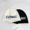 Korean Style Letter Embroidered Knitted Hat for Women Autumn and Winter Fashion  Versatile Woolen Hat  Warm Ear Protection  Cold Hat for Men