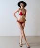 VINAJ Triangle Bikini Panties (Solid/Red)