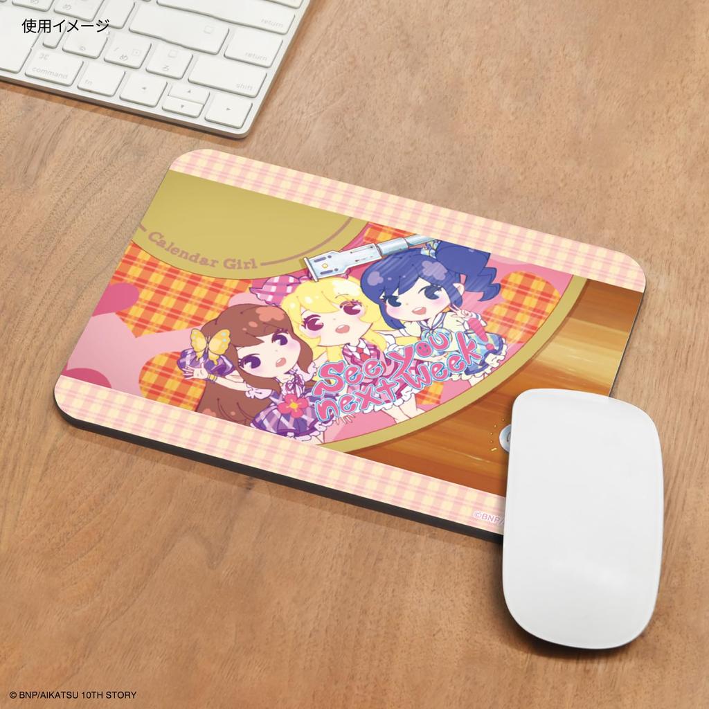 Gourmandies Aikatsu! Collectible Mouse Pad Calendar Girl BAK-04A