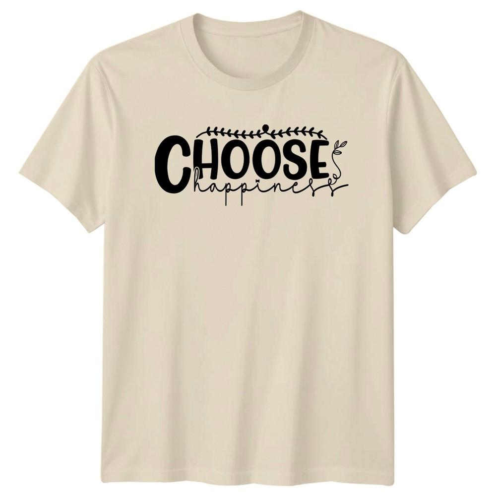 Choose Happiness TShirt Motivational Inspirational Gift For Him And Her