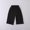 Girls' 2026 Summer Denim Star Two-Piece Set: Short Sleeve Top & Loose Long Pants