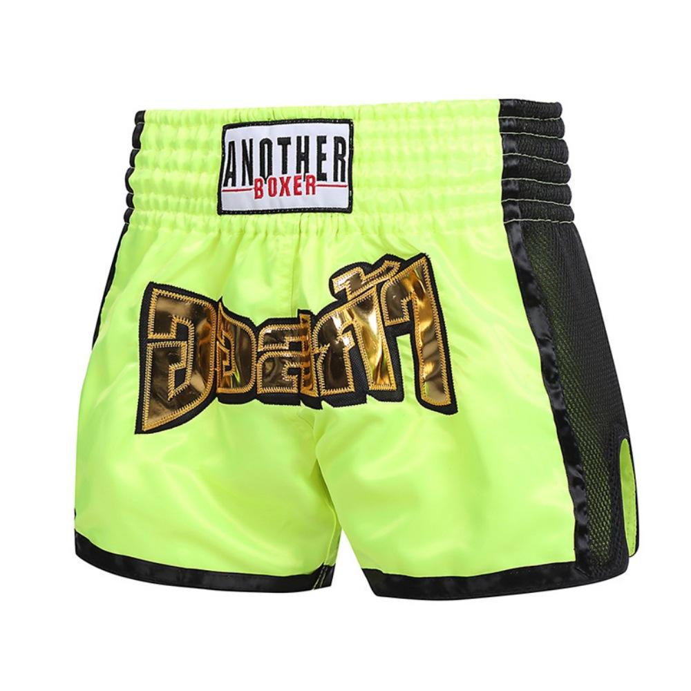 ANOTHERBOXER Черные сетчатые штаны для Муай Тай, боевых искусств, Шанда, боксерские шорты, мужские и женские, детские модели XXS