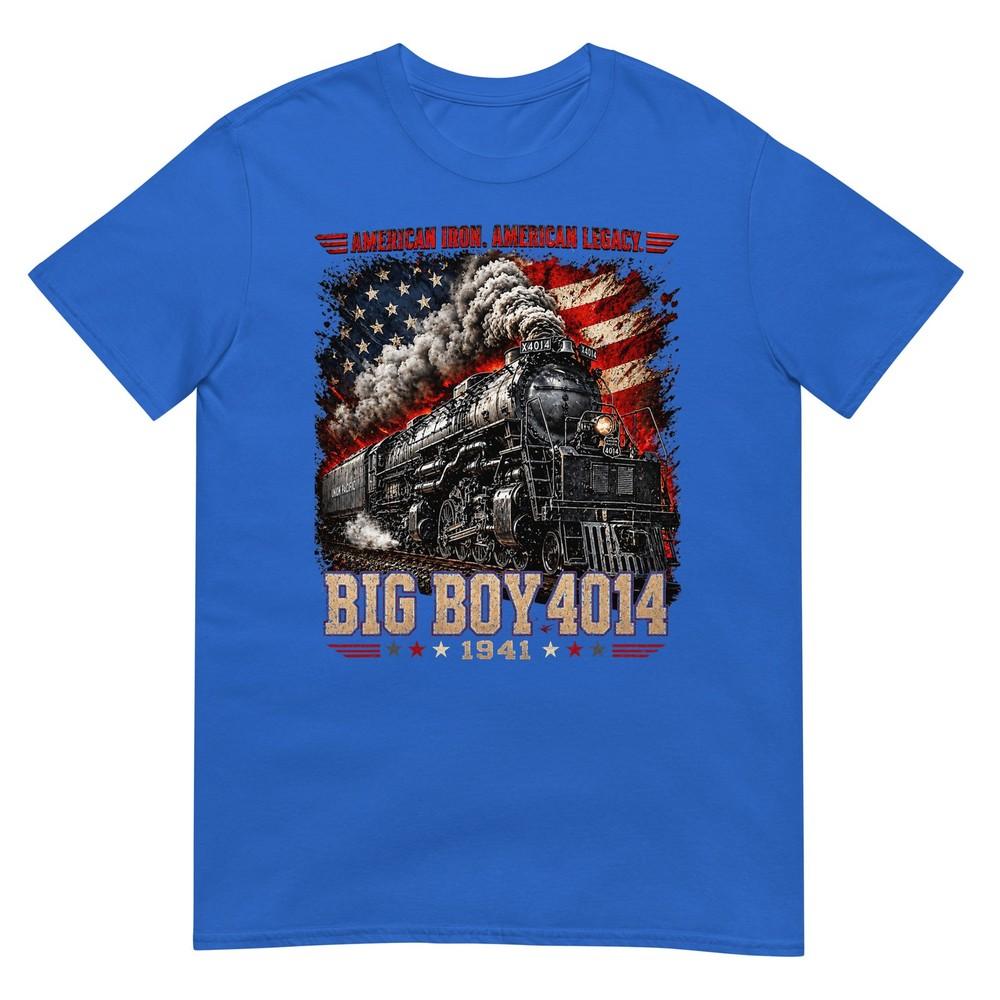 Big Boy 4014 Vintage Steam Locomotive Railroad Train Engine Tshirt