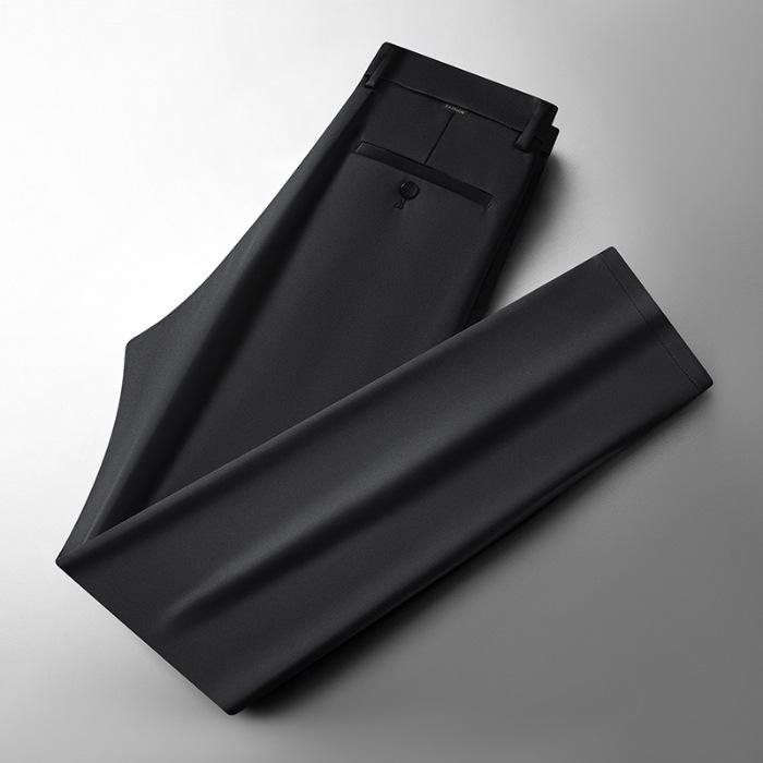New Autumn And Winter Men'S Pants Trend Versatile Casual Pants Men'S Loose Straight Leg Korean Version Business Elastic Casual Trousers Men