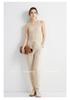 Women's 100% Pure Cashmere Round Neck Ribbed Slim Fit Camisole - Autumn/Winter Innerwear Vest