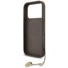 Guess 4G Charms Collection MagSafe case for iPhone 17 Pro brown