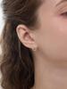 Lucore Silver 925 Twisted Teardrop Stud Earrings