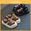 Cartoon Paradise Kids Open Toe Sandals With Pvc Material Non Slip Sole For Active Summer Wear