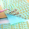 Silicone world 2-9mm Alphabet Letters Numbers Decor Stickers Gold Silver Epoxy Resin Filler For DIY Silicone Molds Craft Making
