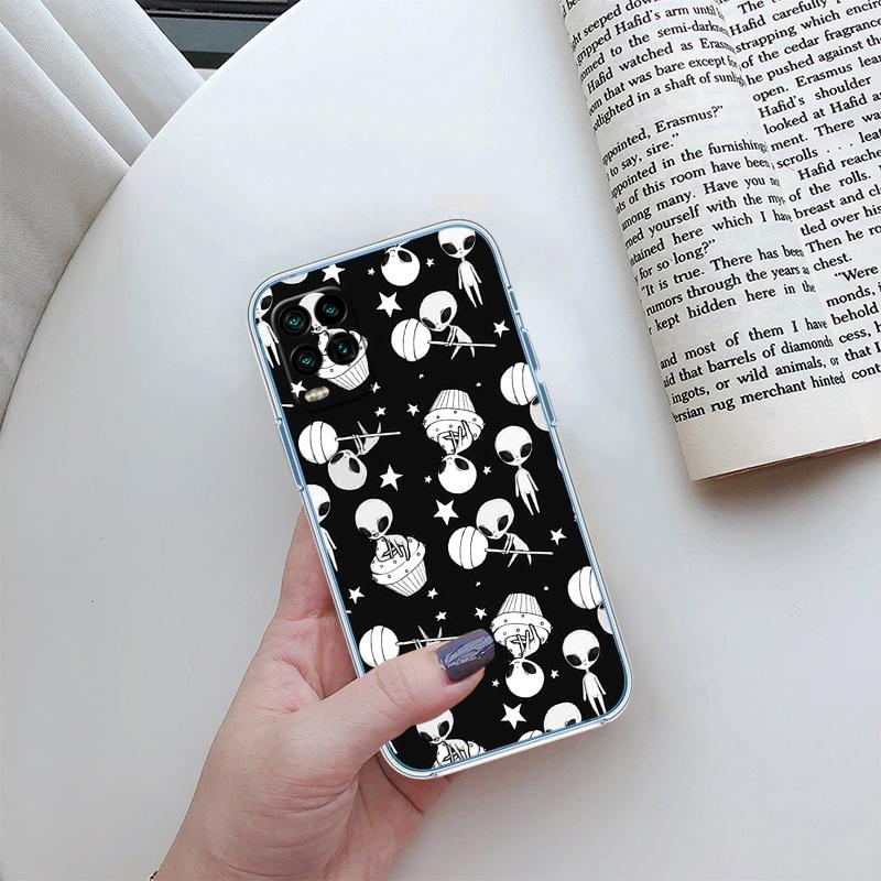 RA4 Astronaut Space Moon Alien Phone Case for LG K22 K30 K40 K41 K42 K50 K50S K51 K51S K52 K61 K62 K71 K92 Q60 Q61 V40 V50 V60