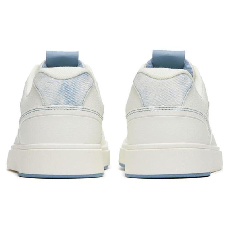 Anta Street Naughty Slip Resistant Abrasion Resistant Low top Skateboard Shoes Men's White Blue Tie Dye Sneakers 912528016F-9