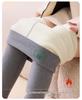 Women's Lambswool Cotton Pants - Autumn/Winter Thick Base Layer Plus Velvet, 2025 New Style Warm Tight Leggings.