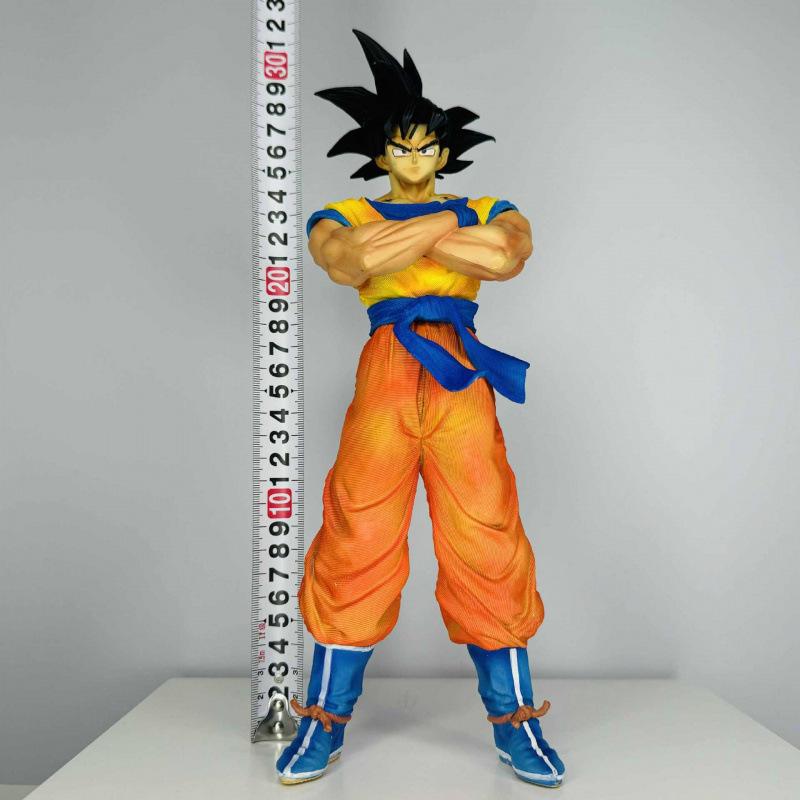 

Dragon Ball Super Game Wukong Super Saiyan Gino Black Hair Wukong Figure Anime Peripheral Statue Tide Play Ornament