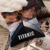 Titanic Movie Poster Classic Romantic Love Maple Design Cushion Cover Happy Autumn Harvest Decor Holiday Decorati Pillow Cover