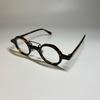 Used New and unused Sunglasses Glasses Eyewear French Vintage Round Round Glasses Boston Retro Tortoiseshell Brown Demi Men's Women's Unisex G-2