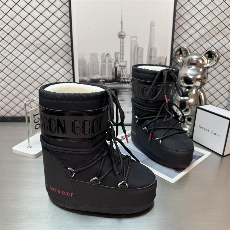 Mao Mao Moon Boots, Ruffian Young Inner Height Increase, Non-slip Warm Thick-soled Snow Boots for Women
