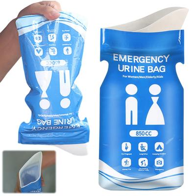 Disposable Urinal Bag Outdoor Emergency Urinate Bags Self Sealing Emergency Pee/Wee Bags Car Pee Bags for Pregnant Patient Kids