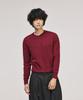 SIGNATURE Crop V-Neck Knit [Wine]