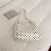 Fashionable Polka Dot Shoulder Bag for Commuting, Large Capacity Bag, Hand-held Tote Bag