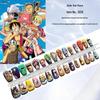 One Piece Press-on Nail Set: Luffy/Zoro/Brook 30-Piece 2D Nail Art with Customizable Images