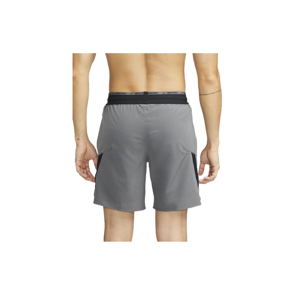Nike Pro Dri-FIT Flex Rep Sports Training Shorts Gray Men's DD1701-068