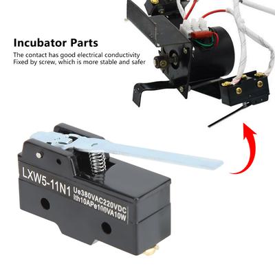 Sistema de Controle de Incubadora Limite, 2 Peças de Acessórios de Reposição com Fixação por Parafuso, Material Plástico e Metal, para Equipamento de Eclosão de Fazenda
