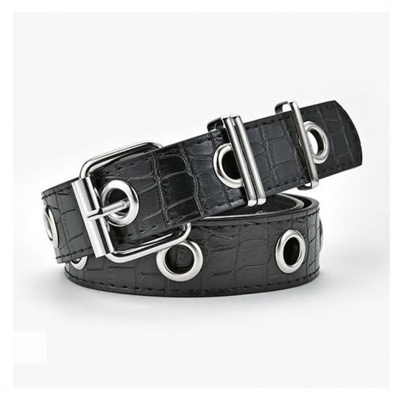 Trendy Punk Style Jk Uniform Accessories Complete Set With Versatile Pu Waist Belt And Chain