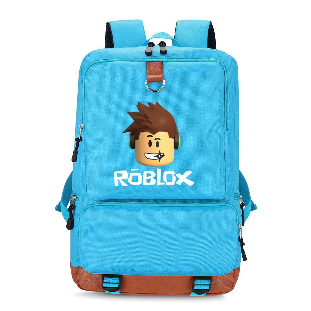 Virtual World Roblox Games Men'S And Women'S Backpacks Backpacks Student School Bags Travel Bags Computer Bags