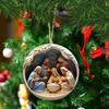 Christmas Tree Pendant Jesus Christ Hanging Ornaments Christmas Tree Ornament Christian Gifts Exquisite Xmas Ornaments